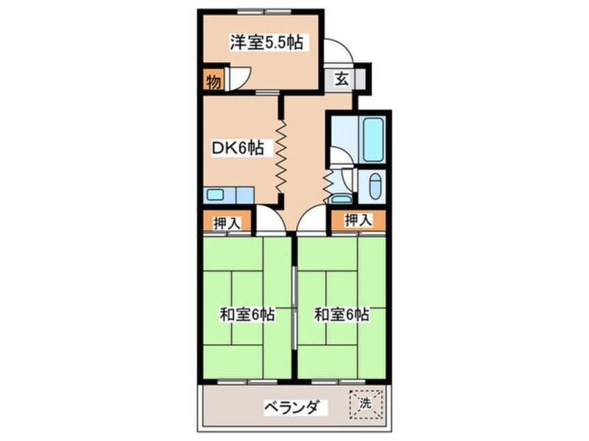 間取図 中村ハイツ