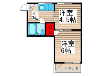 間取図 エメラルドサンハイツ