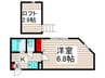 Pontd´OrⅡ（ﾎﾟﾝﾄﾞ-ﾙﾂ-） 1Kの間取り