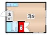 ベルカイユ 1Rの間取り