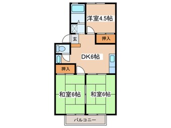 間取図 ハイツきくＢ棟