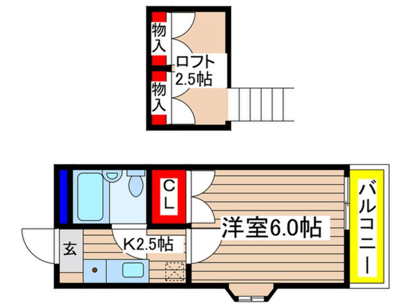 間取図 コリーヌK