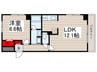 梅島ヒルズ 1LDKの間取り