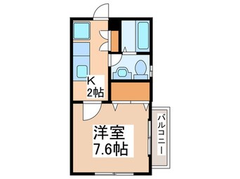 間取図 ドエル馬絹Ｃ