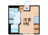 GLICION蓮根 1Rの間取り