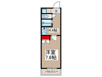 間取図 アズキュービックアリエス