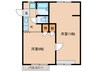 ほほえみハイム 2Kの間取り