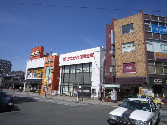 かながわ信用金庫北久里浜支店(ドラッグストア)まで160m 石留ビル