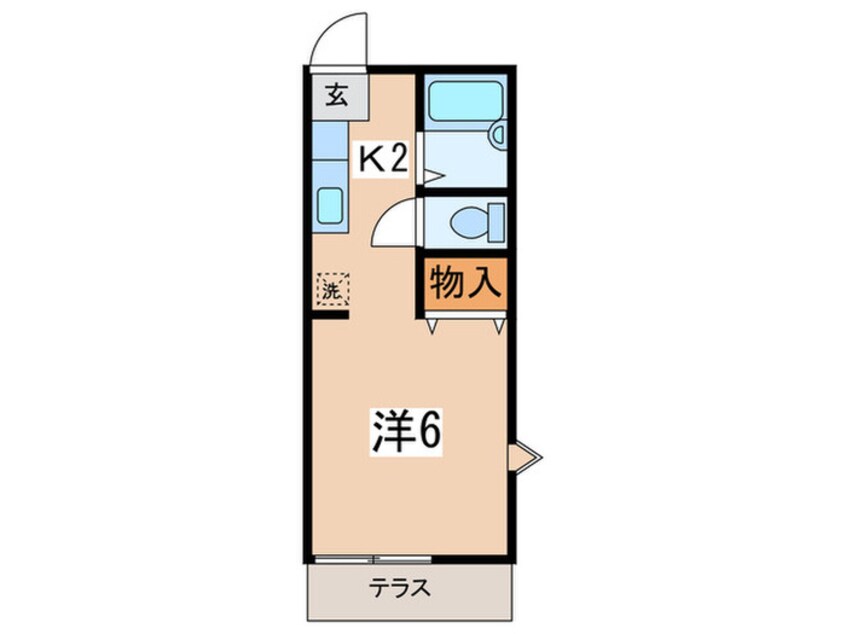 間取図 キャッスルハイム