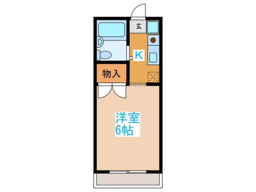 間取図 エクセルハイツ