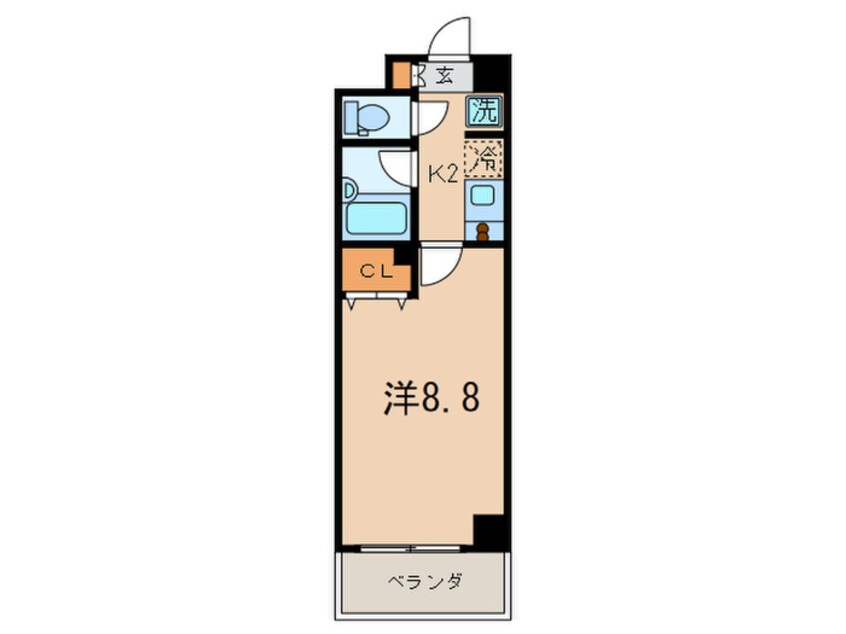 間取図 メゾンド島津山