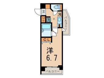 間取図 メゾンド島津山