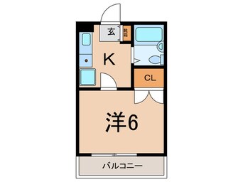 間取図 ムーンパレス新城