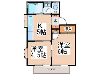 間取図 コーポＫＹ