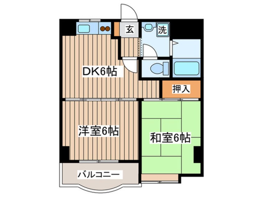 間取図 マキシム　ＩＫ６