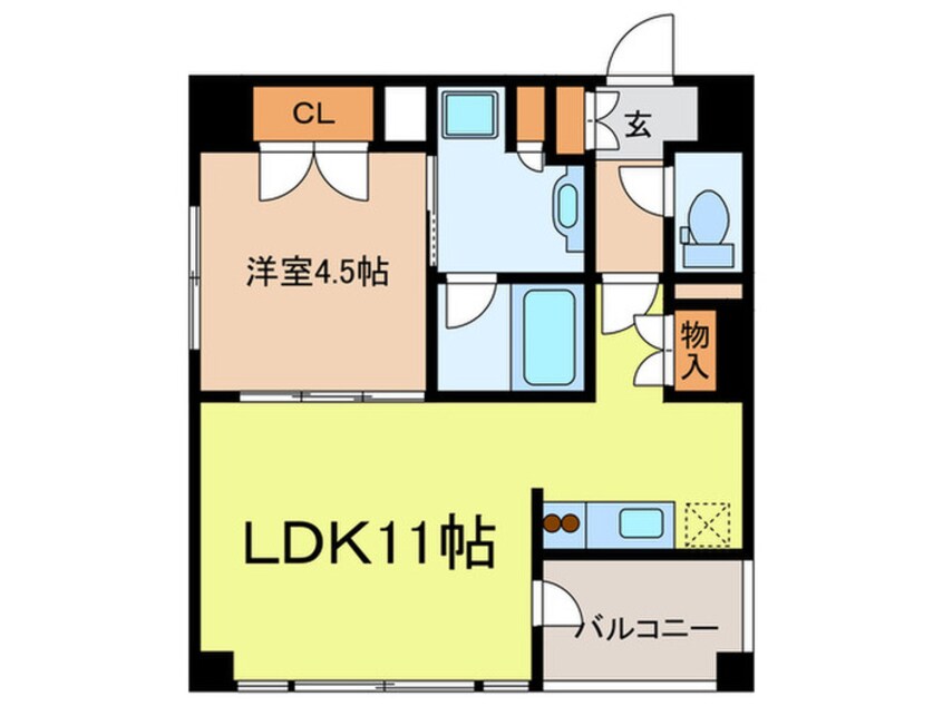 間取図 ドゥーエ五反田