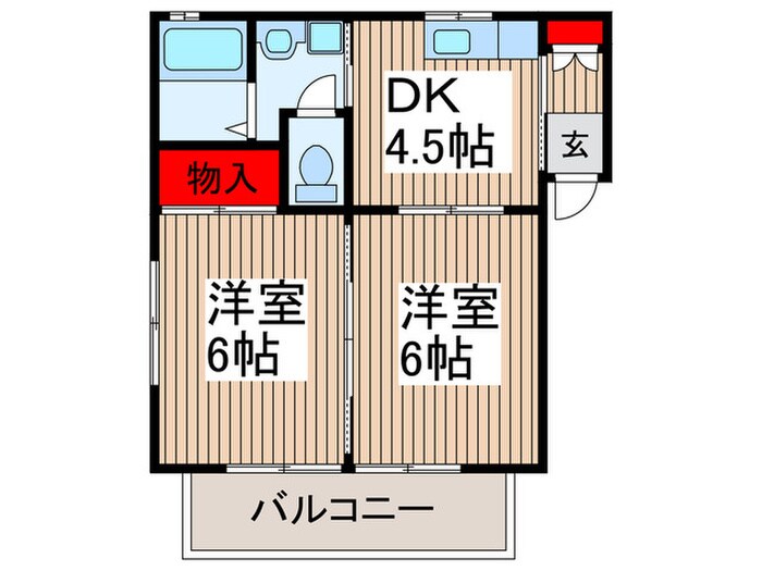 間取り図 ボナ－ルシャト－Ａ