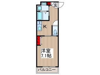 間取図 MELDIA舎人公園Ⅲ