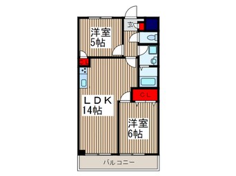 間取図 フィオレッタ武蔵野