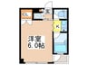 プロスパーＢ館 1Kの間取り