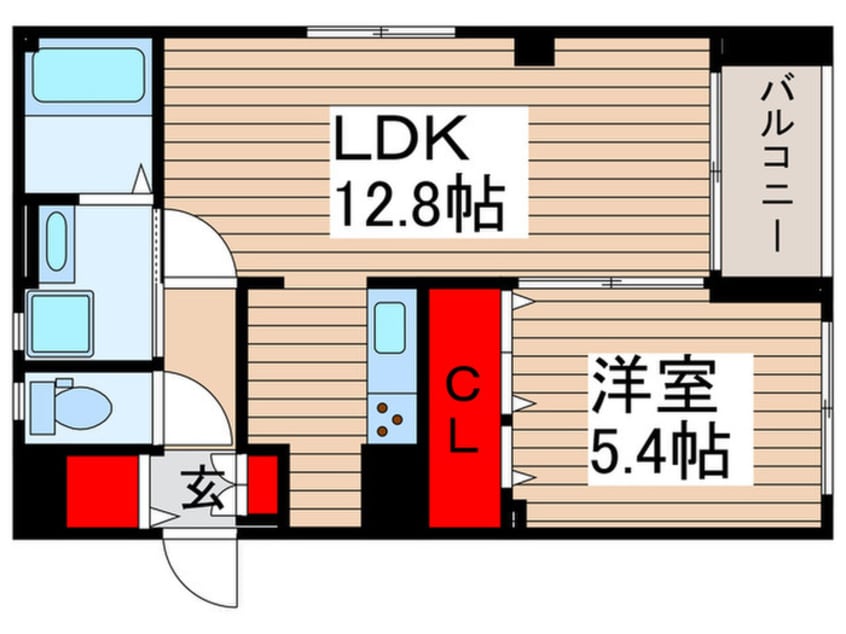 間取図 ラシーネ扇サクラ