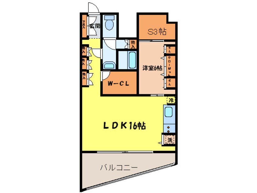 間取図 ＦＬＡＴ－Ｓ