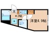 グランコート矢口渡 1Kの間取り