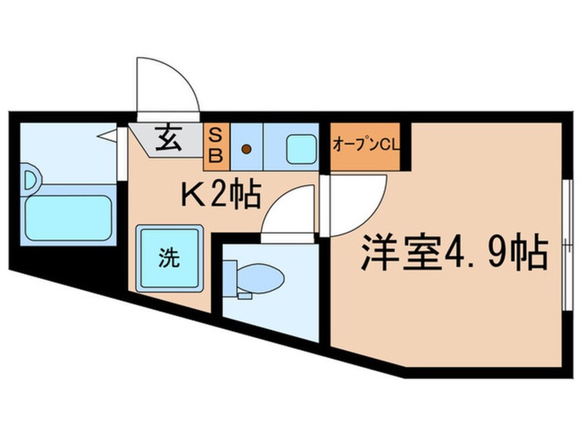 間取図 グランコート矢口渡