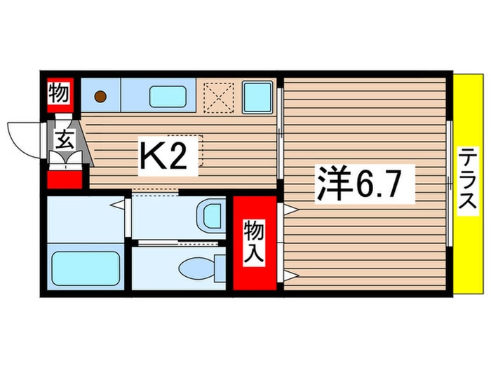間取り図 フェリ－チェ蘇我