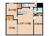 ベルジュール府中白糸台(204) 3LDKの間取り