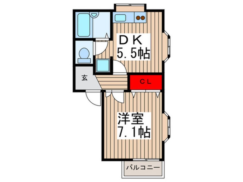 間取図 ツインズハウスⅡ