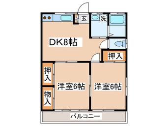 間取図 新倉ハイツ