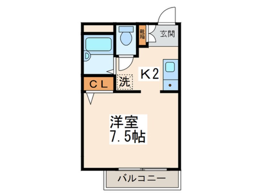 間取図 カーサ京所東