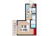 アールみずほ台 1Kの間取り