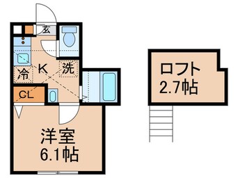 間取図 グランクオール明大前