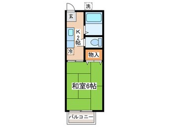 間取図 フラッツ京明