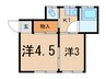 町田アパ－ト 2Kの間取り