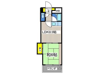 間取図 パ－クサイド野毛山