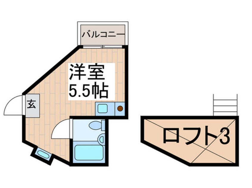 間取図 サンロイヤル池上