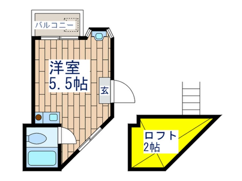 間取図 サンロイヤル池上