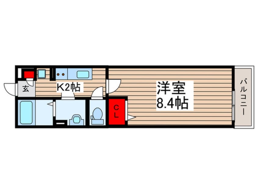 間取図 リブリ・サニーサイド