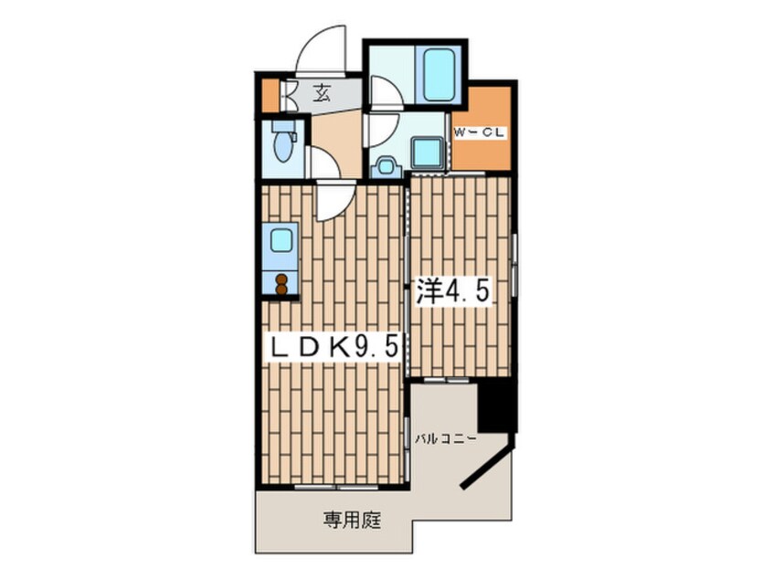 間取図 エフパ－クレジデンス東神奈川