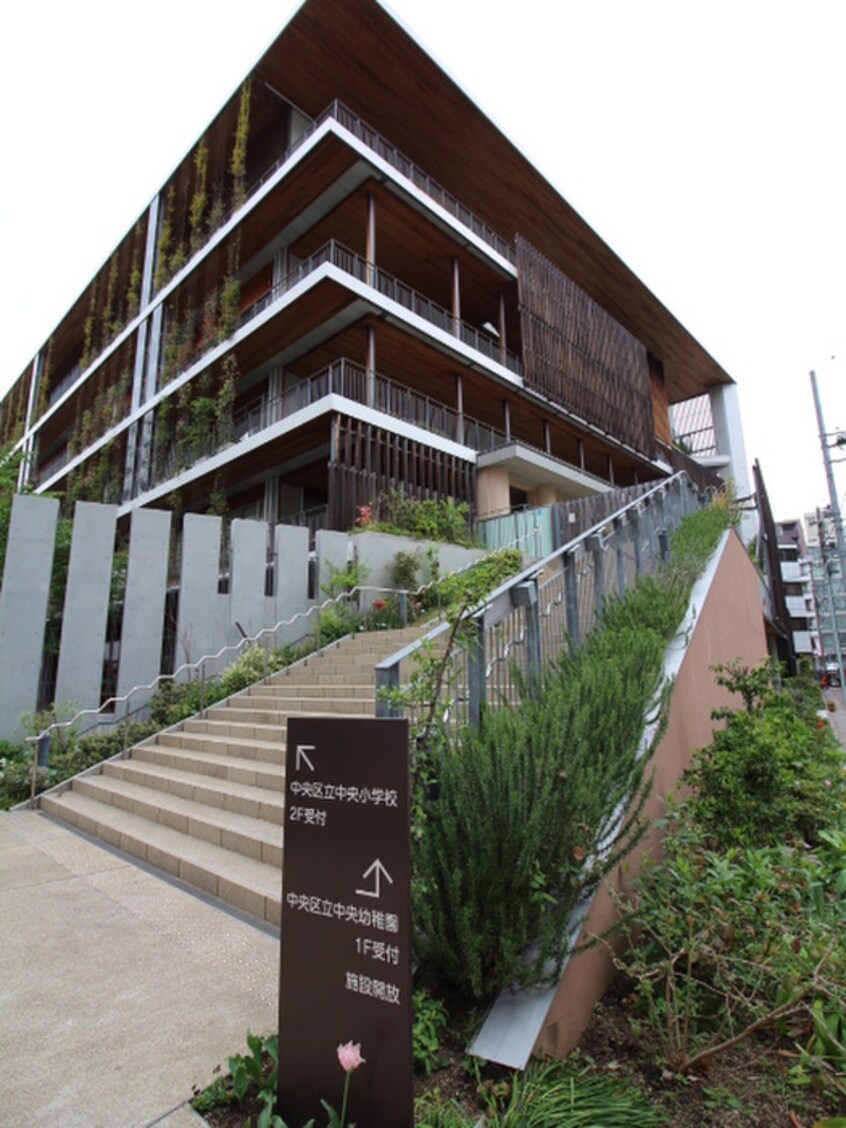 小学校(小学校)まで300m サザンフロント新富町