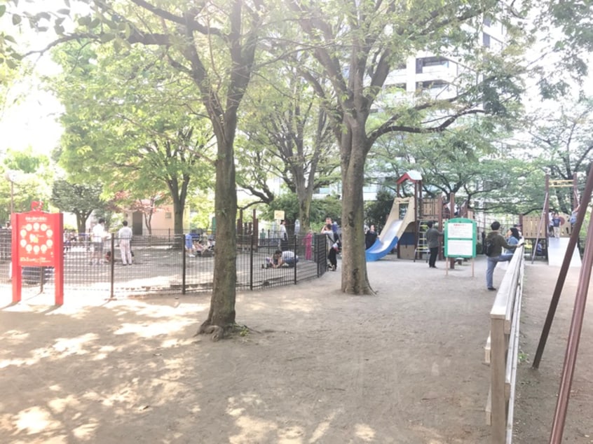 笄公園(公園)まで450m 麻布エンパイアマンション