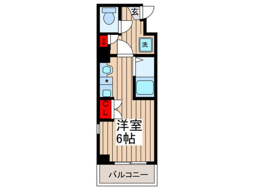 間取図 メゾンド・ポワ－ルKAMEIDO