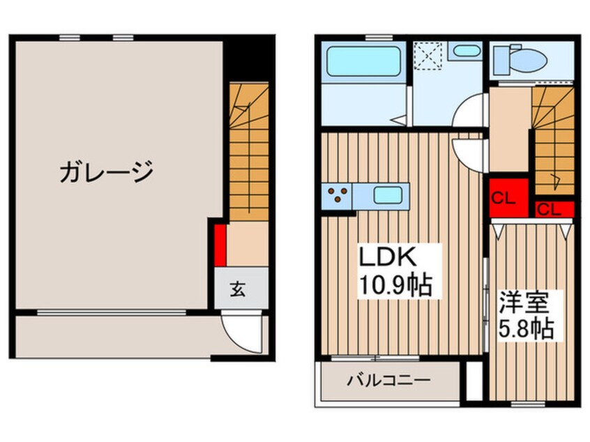 間取図 GR-TANA  α棟