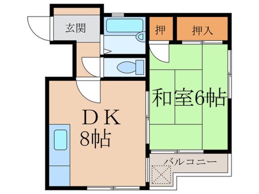 間取図 ルテア広尾