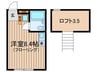 ＢｅｌｌＢｅｅ４９５ 1Rの間取り