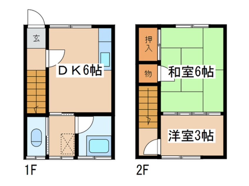 間取図 サンコ－ポ中町Ａ