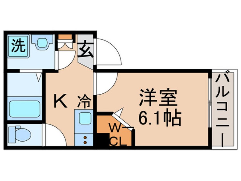 間取図 KLEIS青井